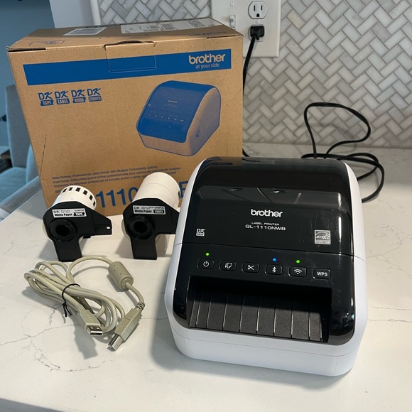 Brother Other - Brother QL-1110NWB QL1110NWB Postage Professional Thermal Label Printer Wireless